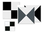 DIBOND Laserscanner- und Drohnen-Schild RSL401-200, RSL401 und RSL402 DIBOND Laserscanner- und Drohnen-Schild RSL401-200, RSL401 und RSL402